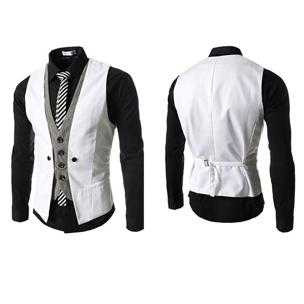 Moderne og elegant slim fit dressvest for menn. En stilig oppgradering for enhver anledning.