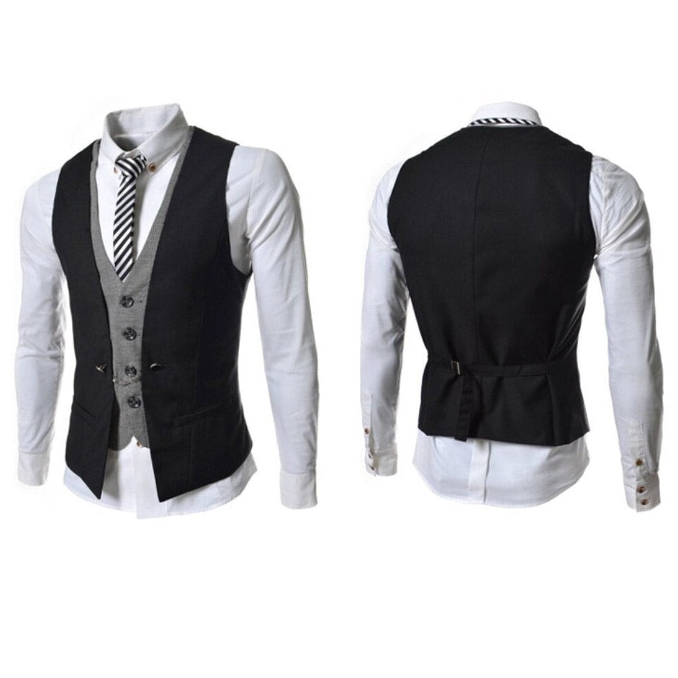 Klassisk slim fit dressvest for brudgom eller gjest i bryllup. Elegant herremote.