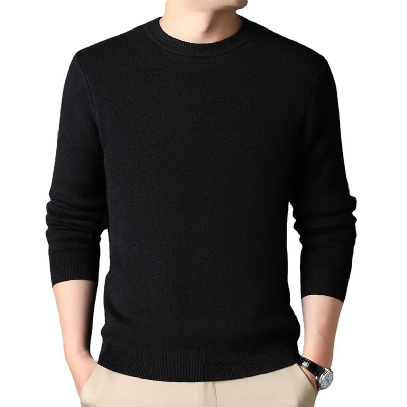 Elegant slim-fit pullover for menn. Tidløs stil, komfortabel herregenser for motebevisste.