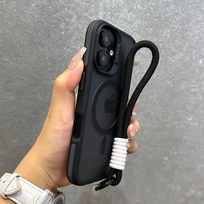 Praktisk lanyard veske til iPhone, hold mobilen sikker og lett tilgjengelig, med god støtsikkerhet.