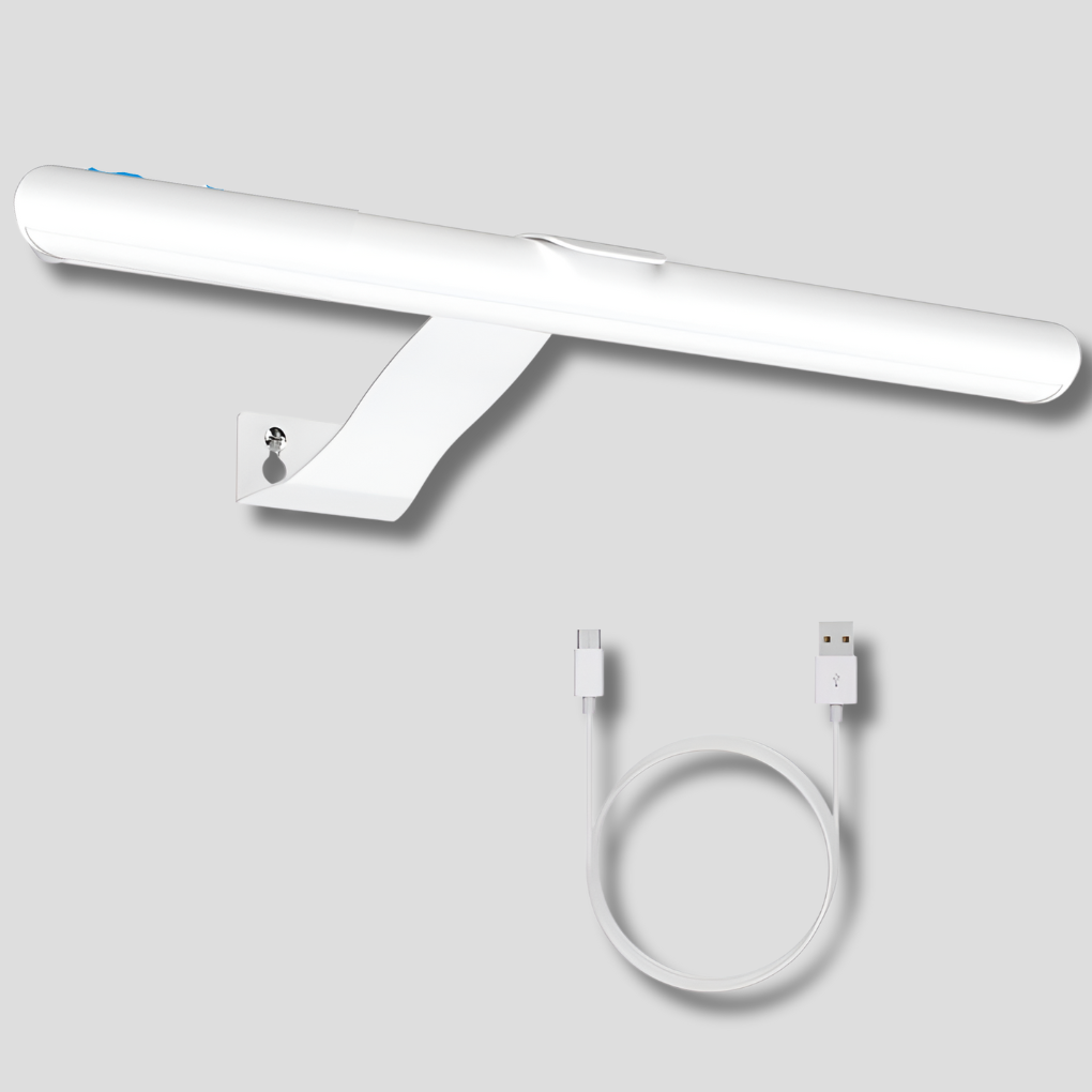 Oppladbar trådløs vegglampe for kunstbelysning. Moderne LED-design med fjernkontroll for enkel justering.