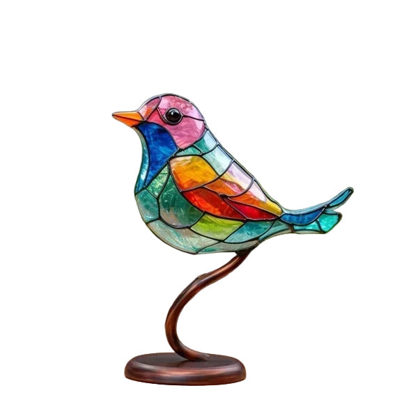 Elegante dekorative fuglefigurer for hjemmet; perfekt som interiørdekorasjon i stue, soverom eller kontor.