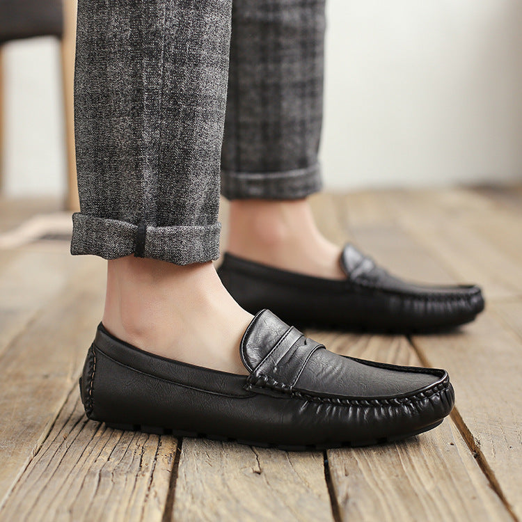 Elegante herre loafers i skinnstil, perfekt for stil og komfort. Klassiske dressko og fritidssko for menn.