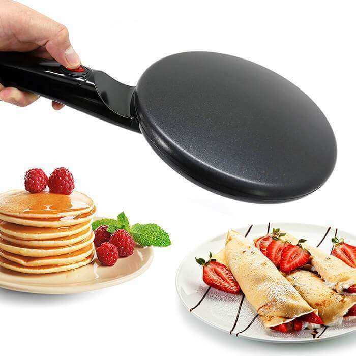 Crêpe- og Pannekakemaker med temperaturkontroll, perfekt koketilbehør