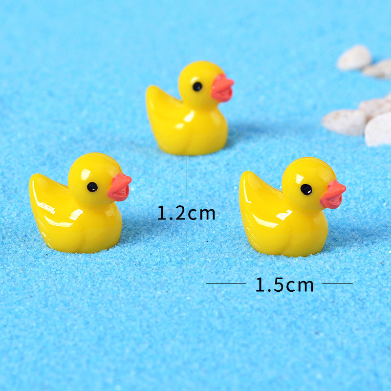 Sett med miniatyr harpiksender for håndverk, dukkehuslek og morsom dekor.