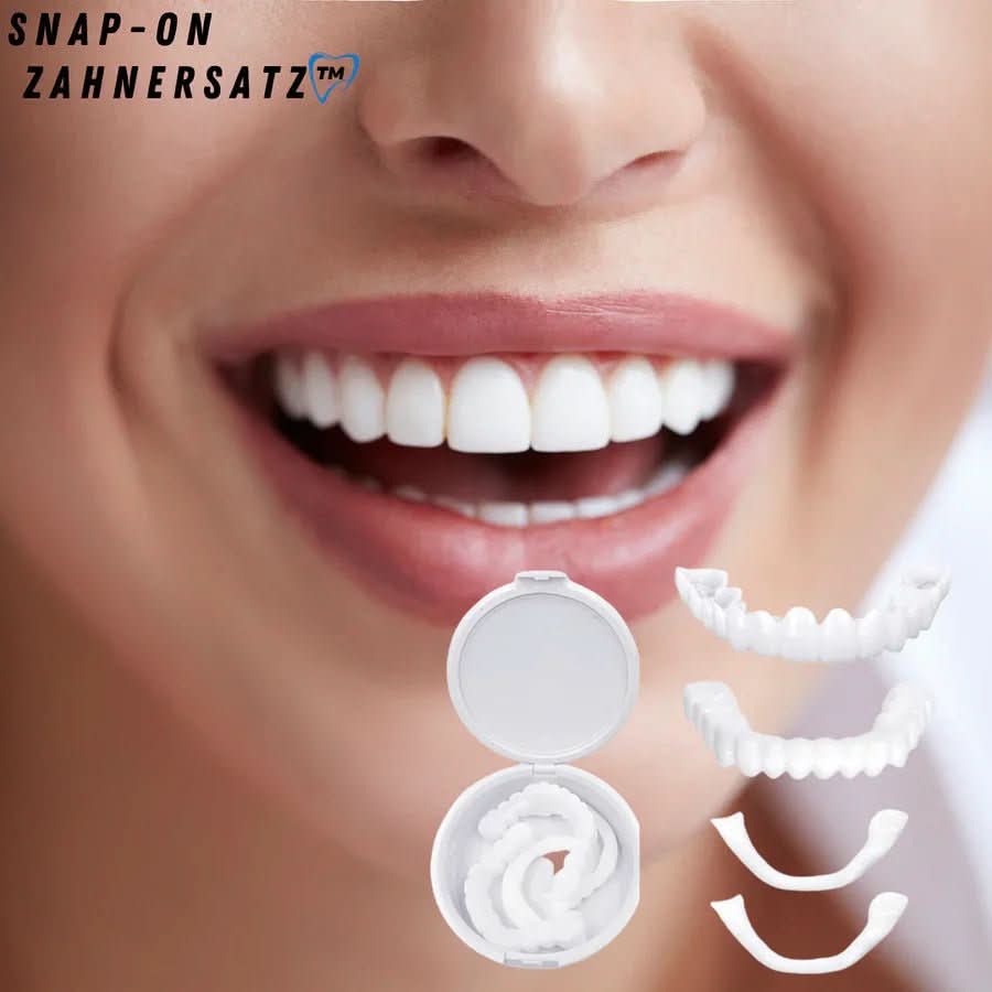 Strålende hvitt smil med tannrestaurering. Kosmetisk tannfiner for smileforbedring, perfekt til fest og hverdagsbruk.