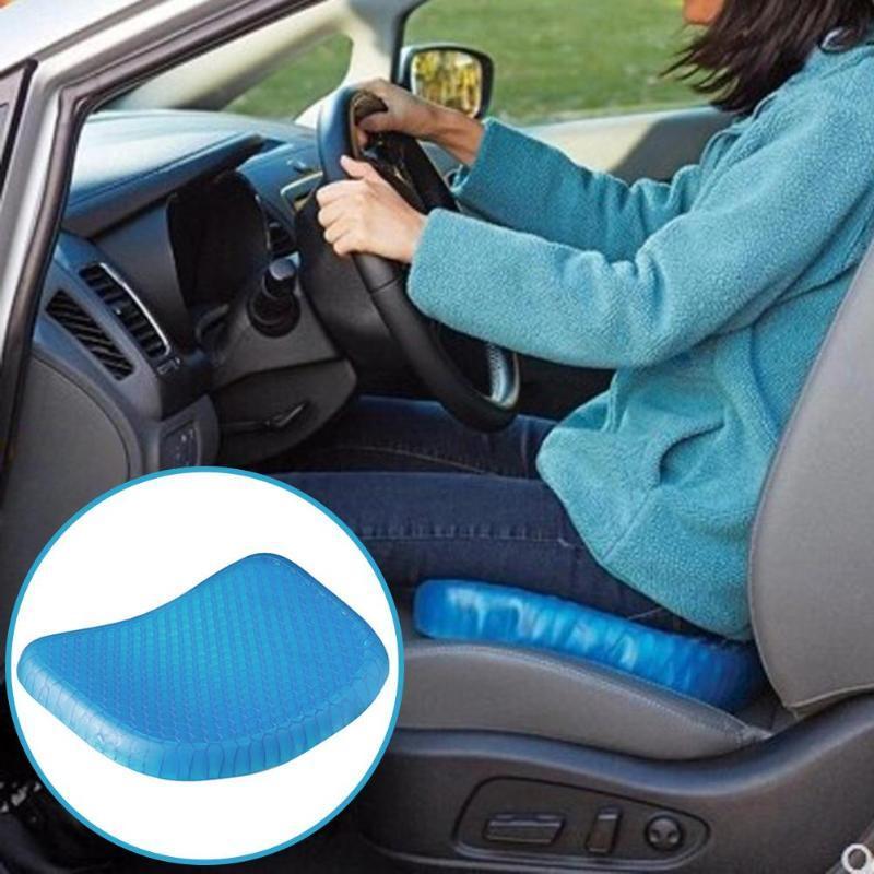 Gelpute med ergonomisk design for optimal rygg- og hoftestøtte. Inkluderer avtagbart trekk for enkel rengjøring.