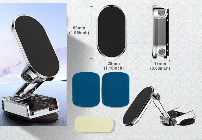 Praktisk gadget: magnetisk telefonholder for bil. Forbedrer håndfri kommunikasjon og mediaavspilling.
