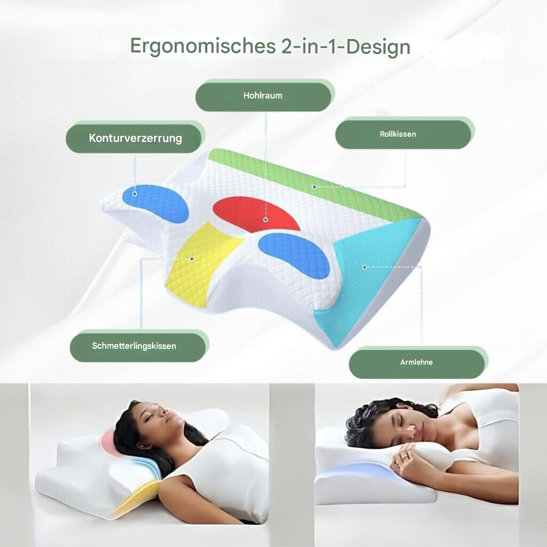 Ergonomisk pute som garanterer optimal støtte og komfort for en forfriskende søvn.