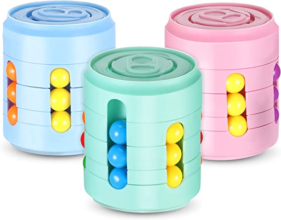Moderne fidget leketøy: Magisk Farge Bønneboks, et alternativ til fidgetspinner for ro.