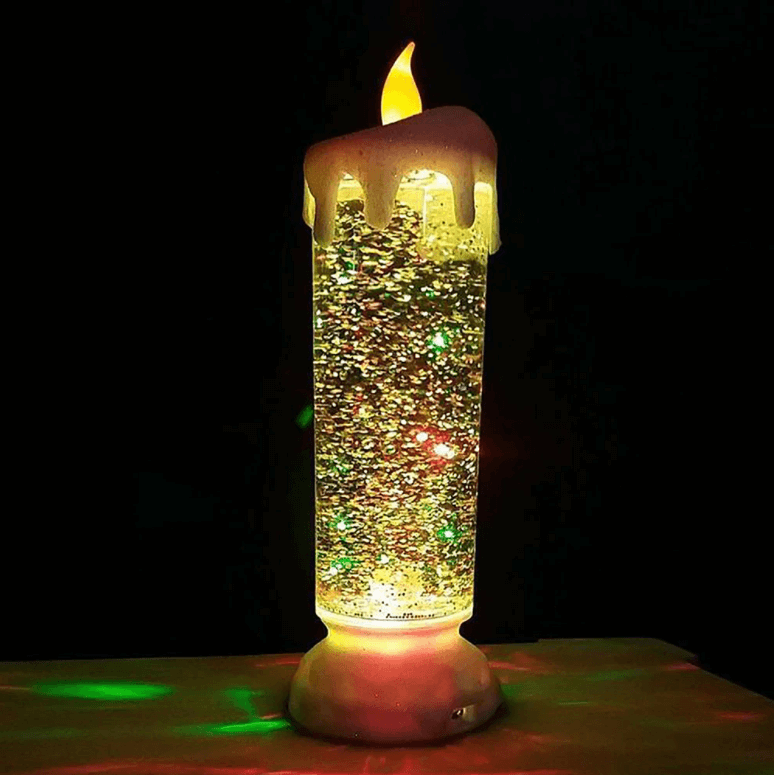 Vakkert glitterlys med LED-teknologi. Fargeskiftende stemningslys som passer til ethvert rom i hjemmet.