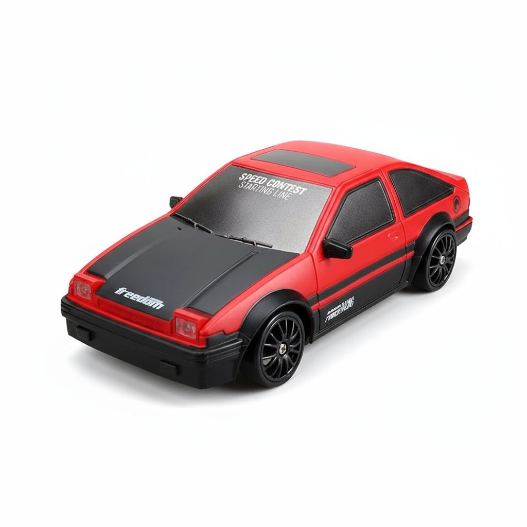 Fjernstyrt 4WD RC driftbil i originalemballasje, komplett pakke for umiddelbar racingglede.