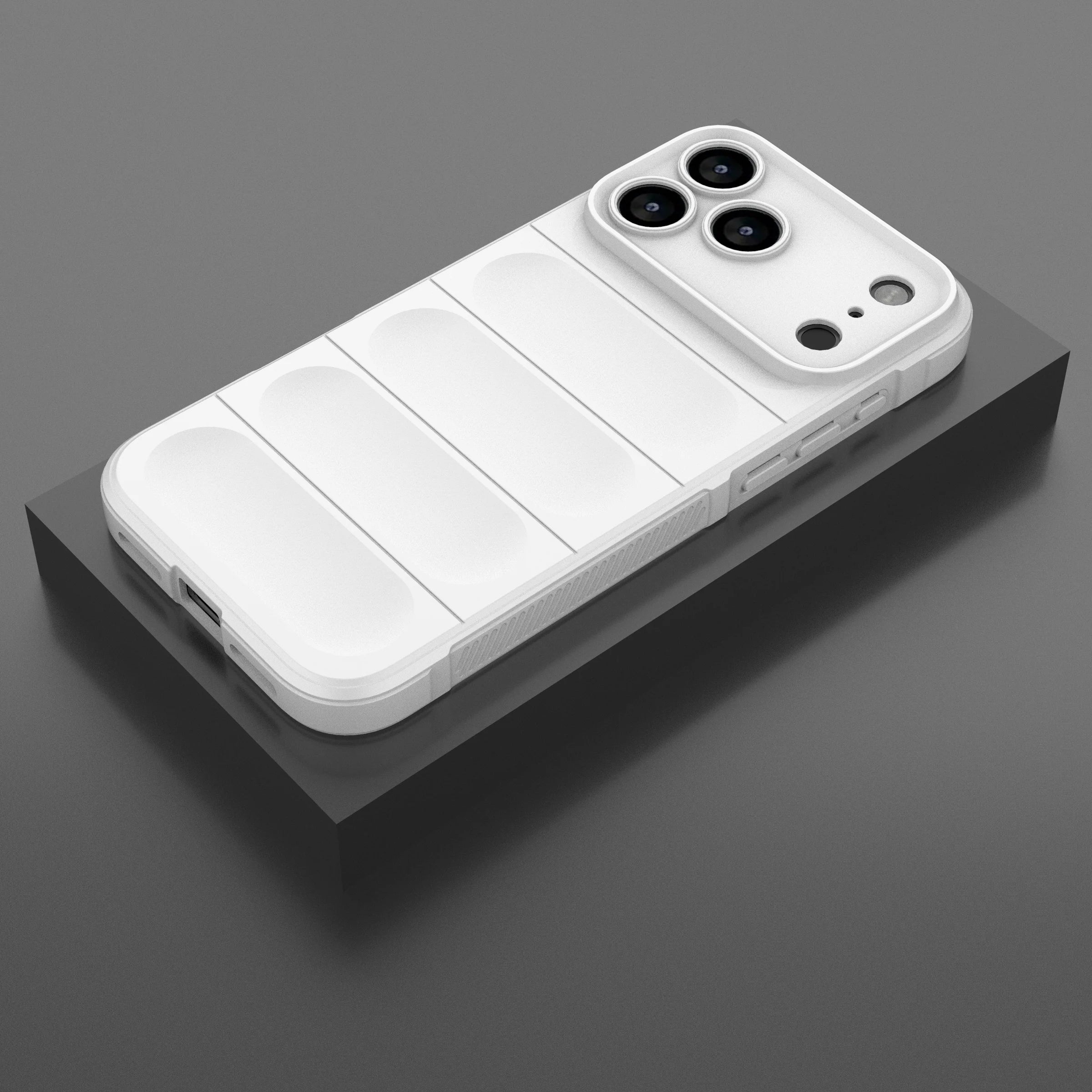 Tidløst flerfarget unisex deksel for iPhone 17. Gir støtsikker og robust beskyttelse.
