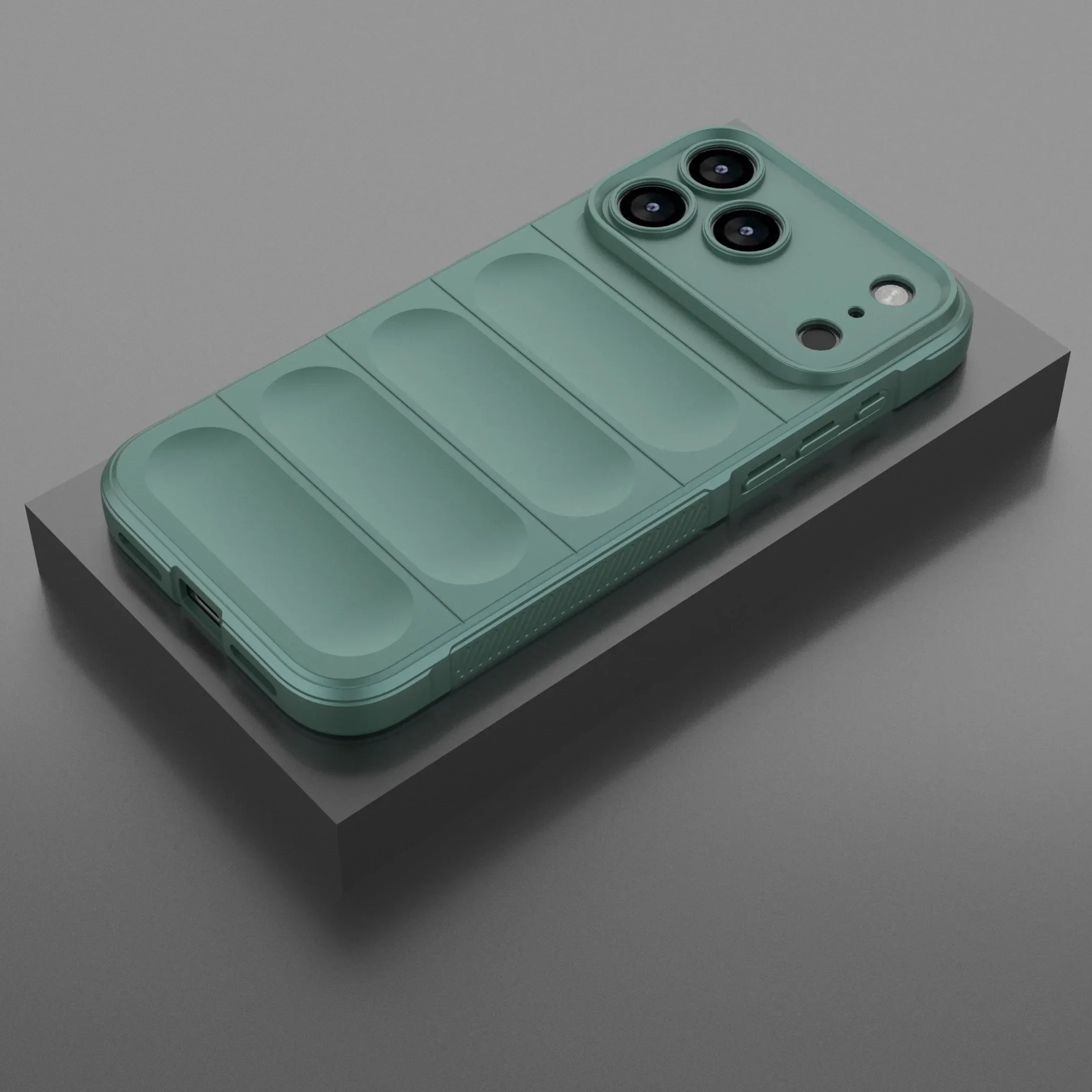 iPhone 17-serien flerfarget telefondeksel. Unisex, ripebestandig og støtdempende.