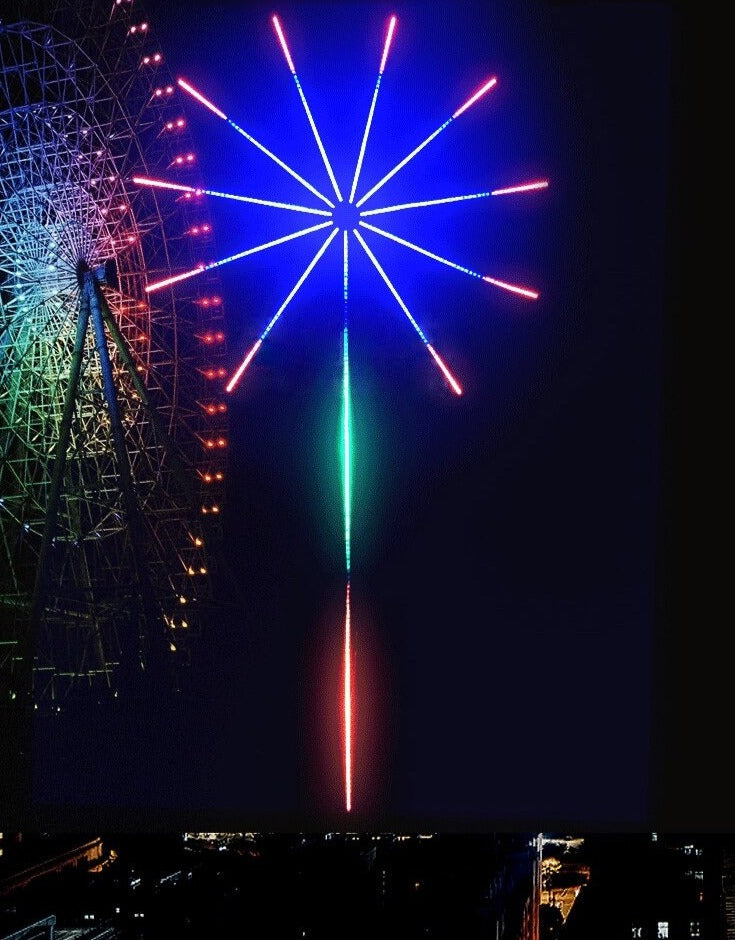 Skap stemning med fyrverkeri LED-stripelys; perfekt for enhver anledning, fra jul til fest.