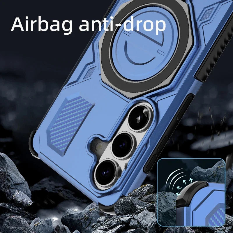 Slitesterkt Galaxy deksel med ringholder for optimalt mobilgrep, sikkerhet og stil. Enkel tilgang.