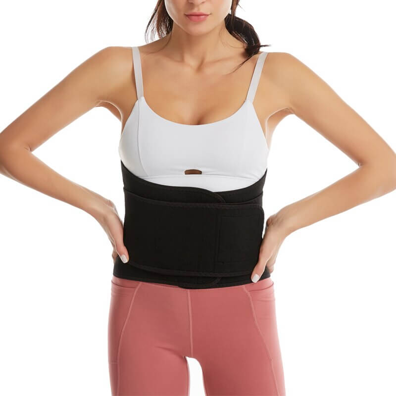 Svart midjetrimmer for kvinner, som shapewear og hofterformer, ideell å bruke under dameklær.