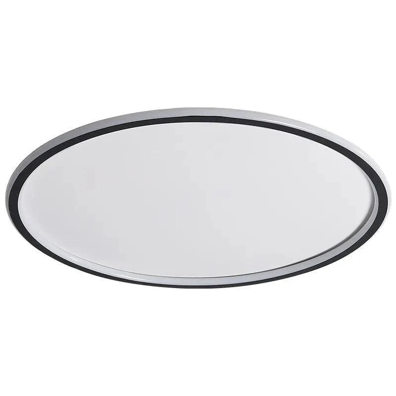 Grå moderne taklampe med minimalistisk design. Perfekt LED-belysning for stilren innendørsinnredning.