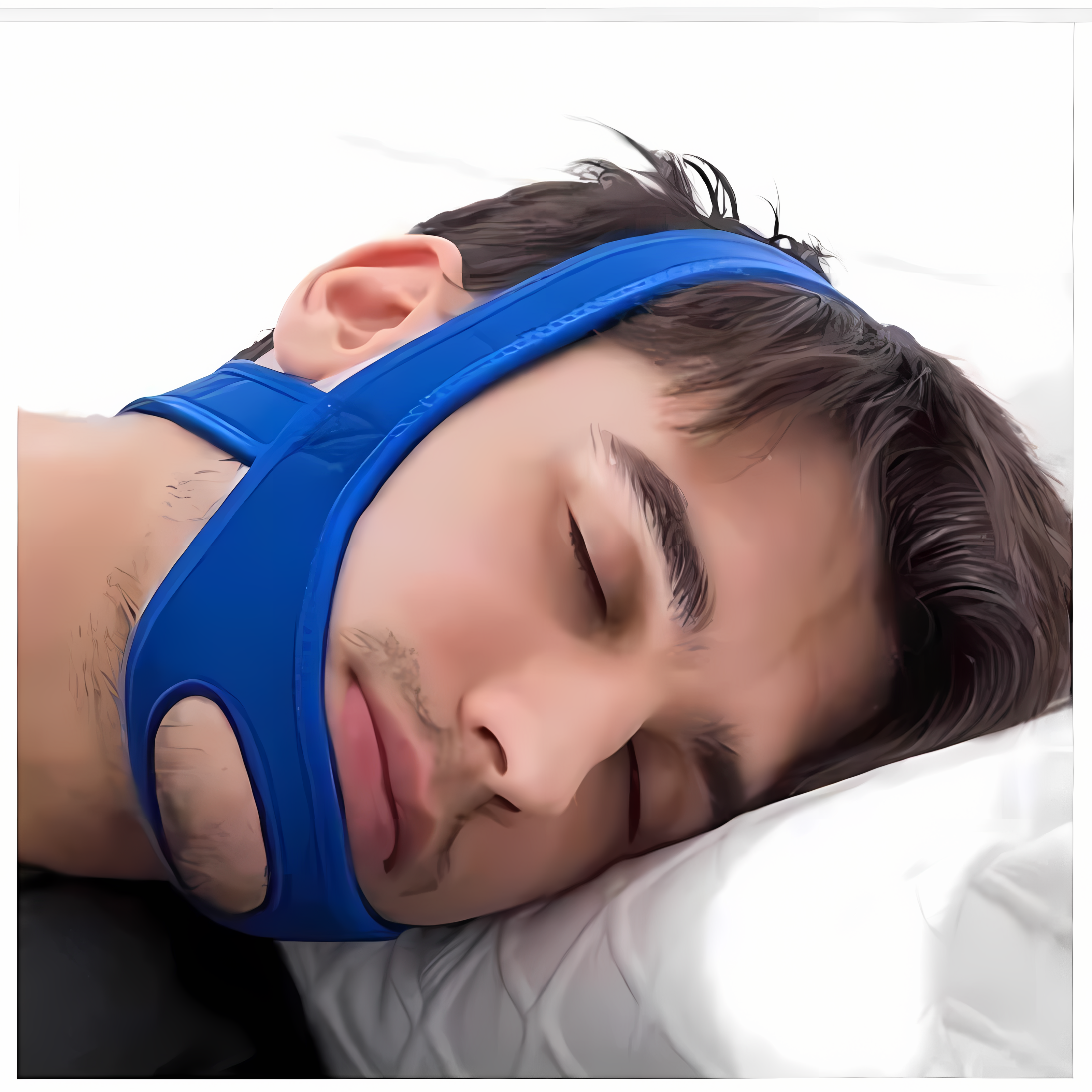Justerbar, komfortabel snorkestopper hakerem i neopren. Enkel å tilpasse for bedre pust og roligere søvn.