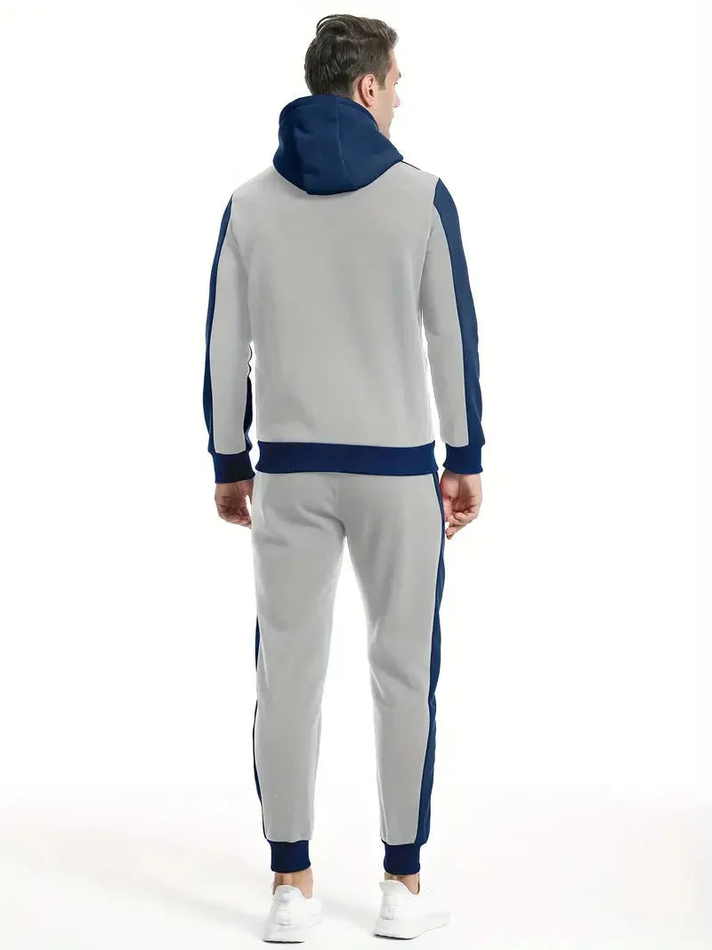 Komfortabel herre treningsdress for aktiv livsstil. 2-delt sett for sport, jogging og fritid.