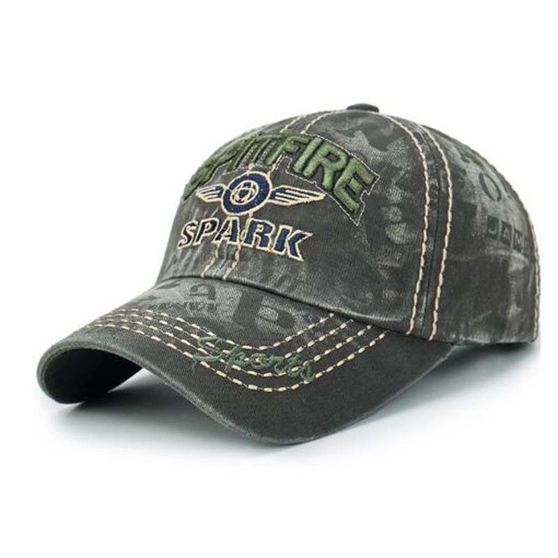 Klassisk herre baseballcaps i pustende stoff, ideell for utendørsaktiviteter og fritid.