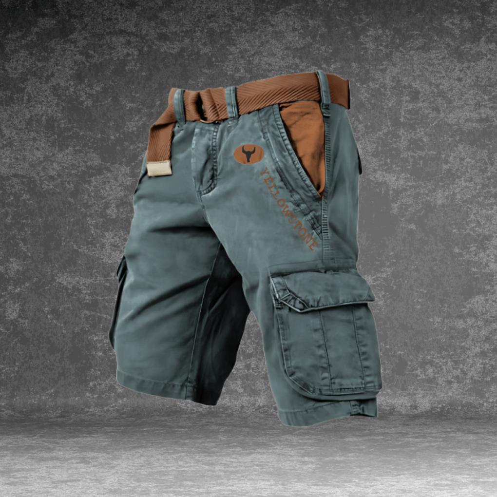 Stilige sommershorts til herre. Pustende cargo-design for varme dager og fritid.