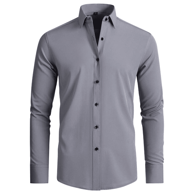 Moderne passform herreskjorte som kombinerer stil og optimal komfort. En tidløs og allsidig chemise.