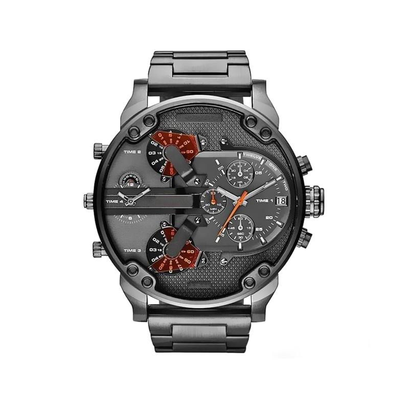 Herre kronograf armbåndsur, moderne og robust, et presist tilbehør for menn.