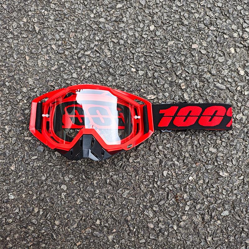 UV400 beskyttende herre sportsbriller i polykarbonat, for sykkel og motorsykkel.
