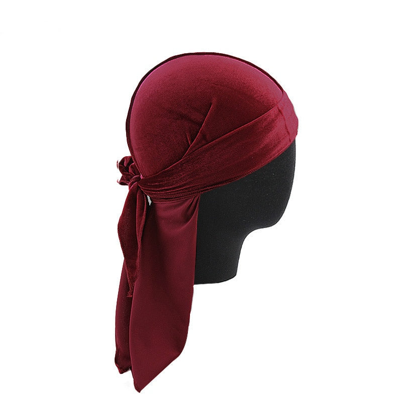 Durag for menn, spesielt designet for å skape og bevare 360-bølger.