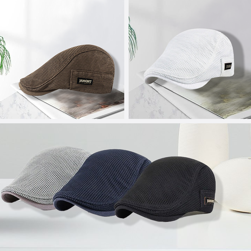 Herre sommer hodeplagg, en komfortabel og lett Newsboy caps.
