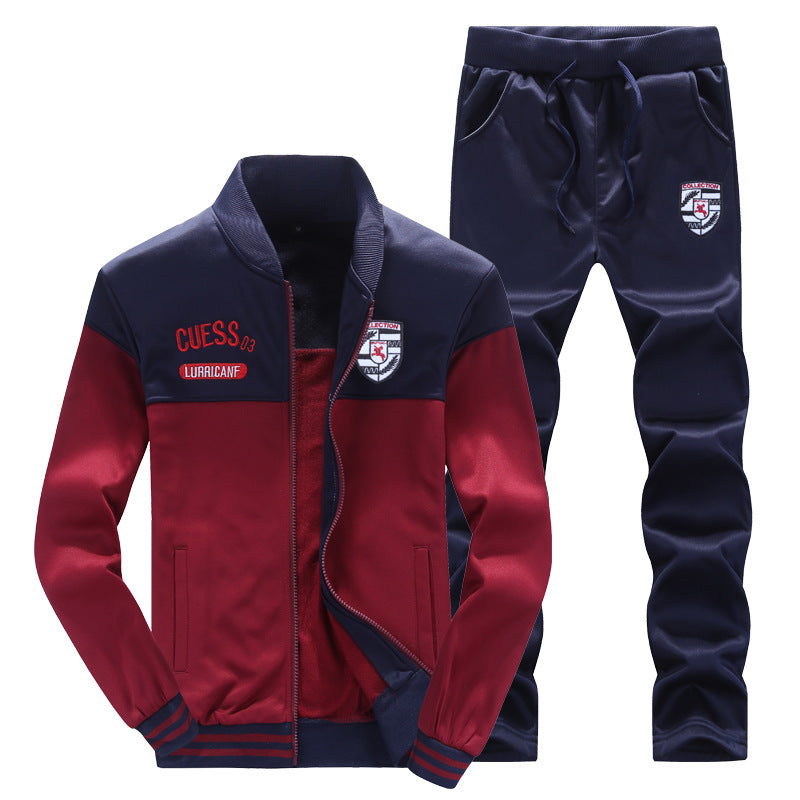 Stilig herre treningssett, ideelt for trening, sport og avslappet fritid. Trendy baseballlook.