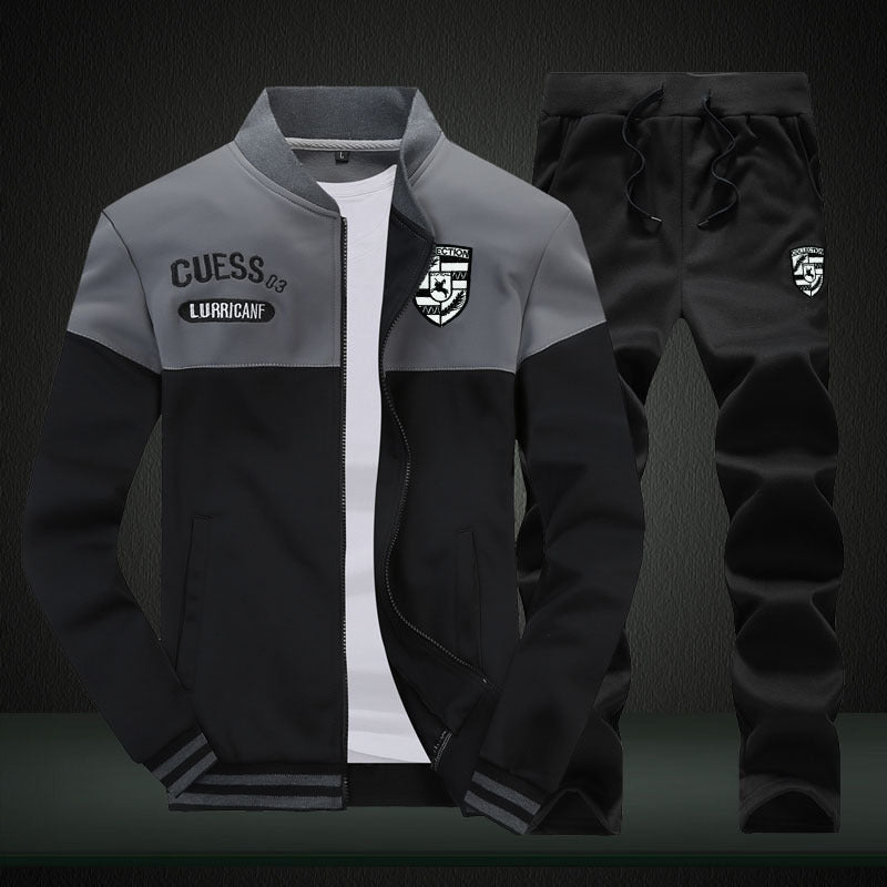 Moderne herre treningssett med baseballlook. Komplett sporty antrekk for menn, perfekt for hverdagsbruk.