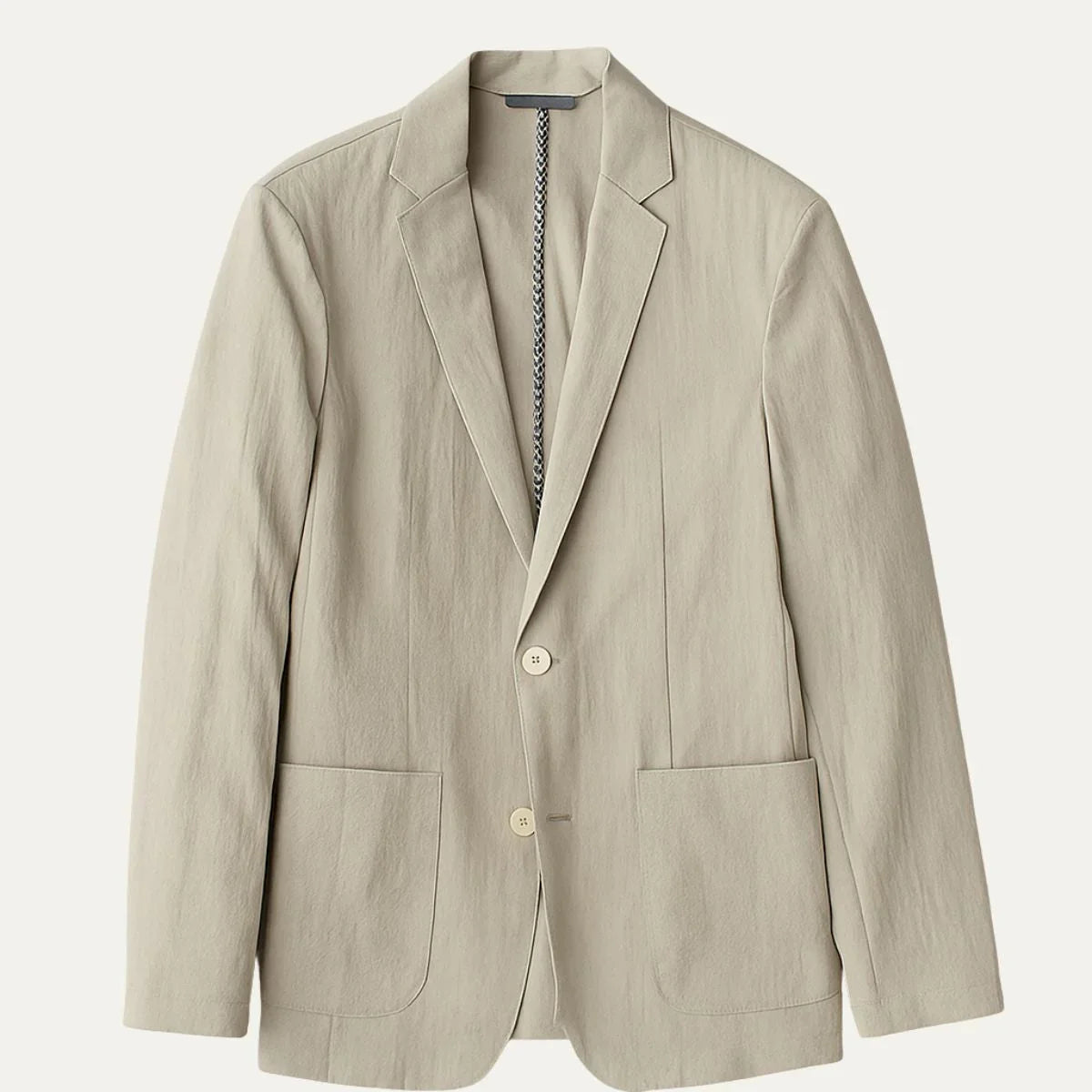 Stilren herreblazer med moderne, skreddersydd passform for en elegant og komfortabel look. Perfekt til antrekk.
