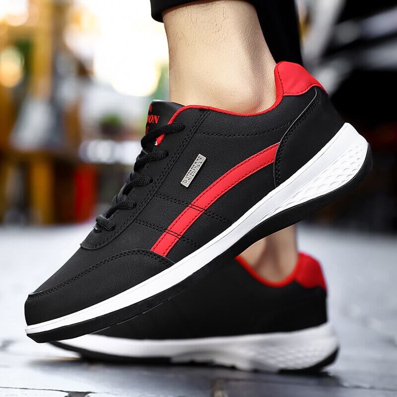 Herre treningssko, moderne estetikk og lett konstruksjon for enhver aktiv mann