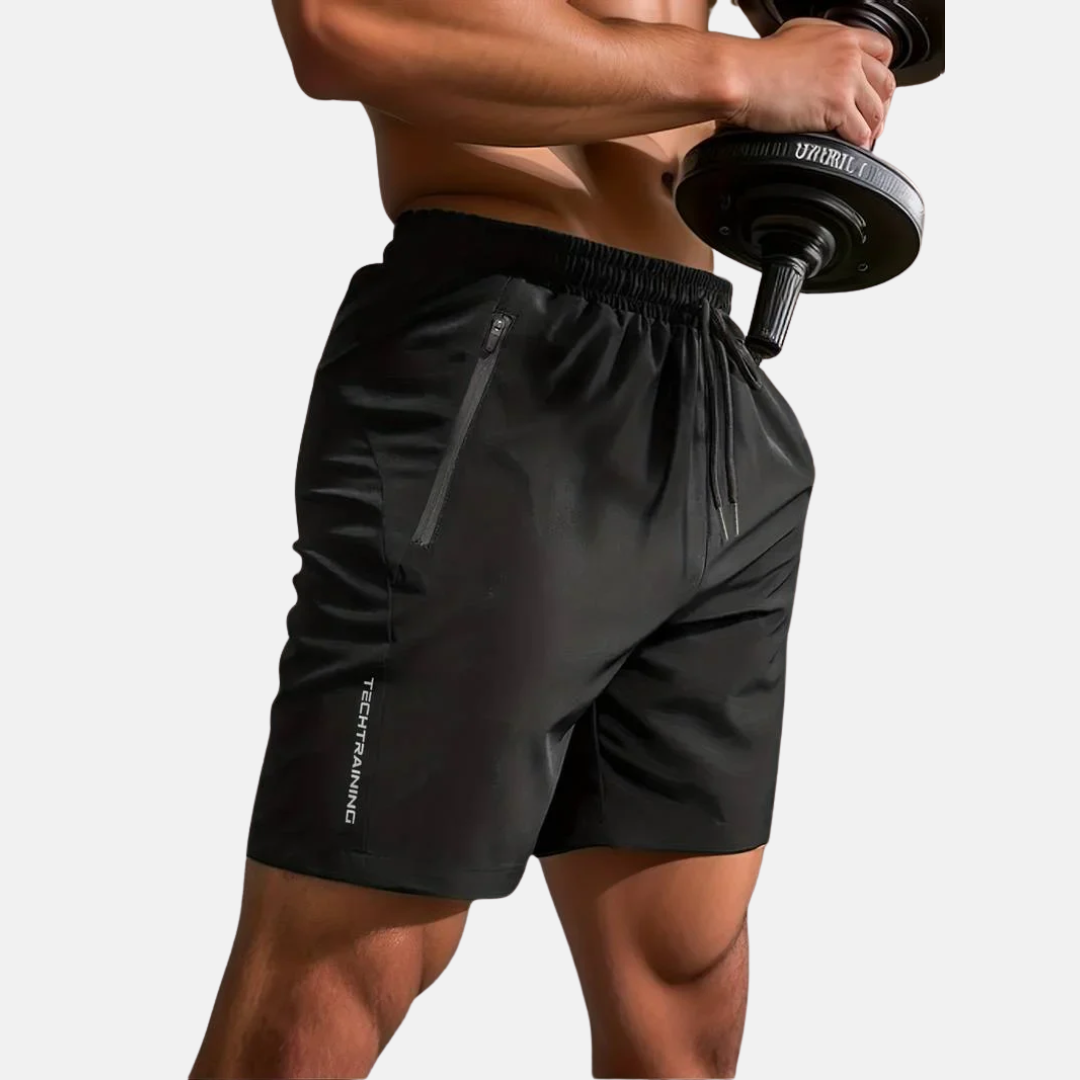 Herres hurtigtørkende shorts for aktiv trening og fritid, perfekt for sommer, sport og utendørs aktiviteter.