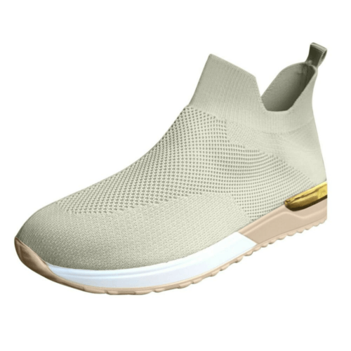 Herresko: Komfortabel, elastisk slip-on joggesko for menn, perfekt fritidssko med pustende design.