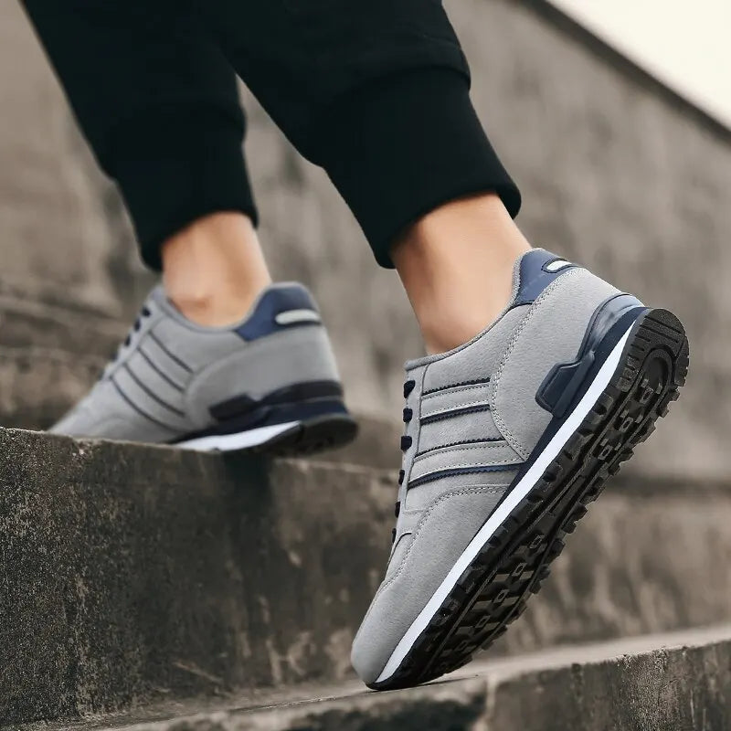 Pustende herresneakers for menn, perfekt for trening og langvarig komfortabel hverdagsbruk.