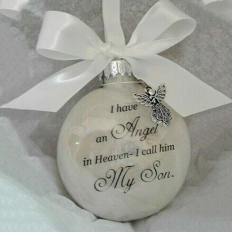 Minnemarkering med engel ornament, perfekt julegave for sorg.