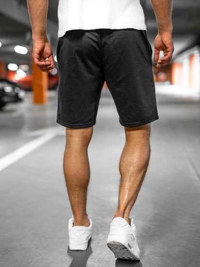 Hvit løs herre shorts. Perfekt for strand, sommer og avslappede øyeblikk.