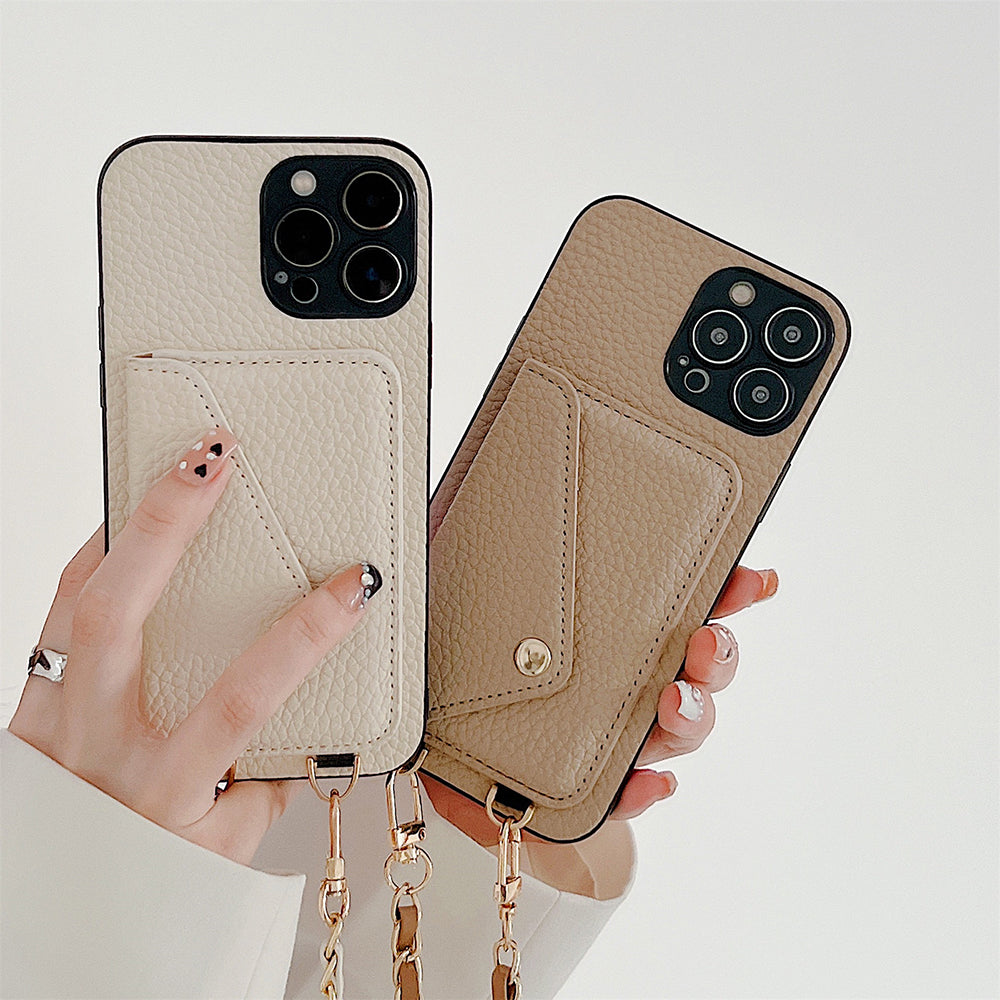 Dame lommebokdeksel til iPhone. Sikker oppbevaring av kort og stilrent design som forbedrer din mobil.