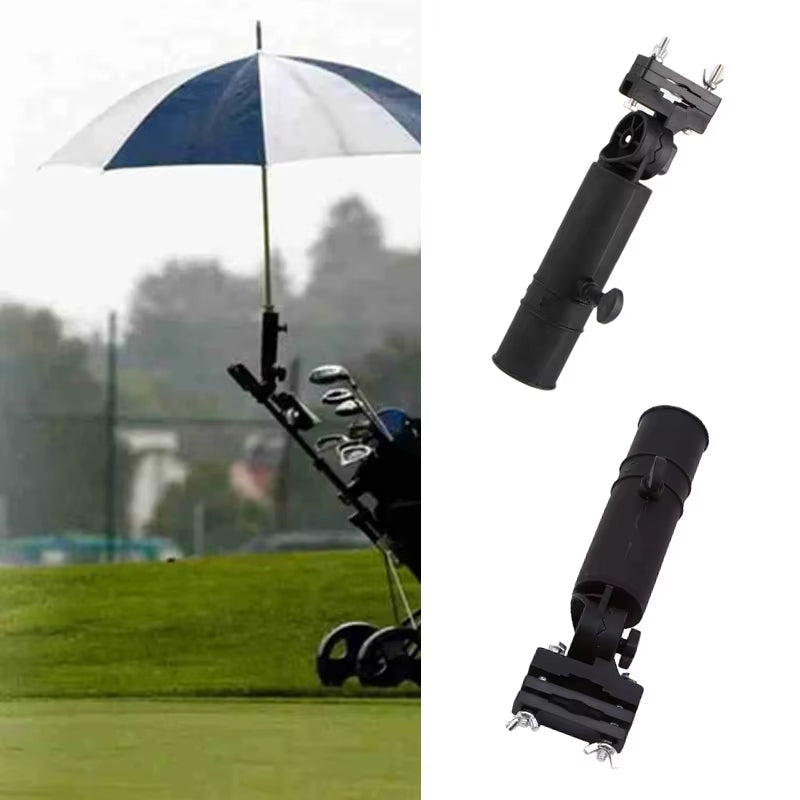 Universal paraplyholder for barnevogn og rullator. Beskytter mot regn og sol, gir komfortabel utendørsopplevelse.