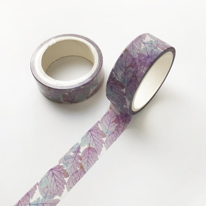 Unikt washi-tape sett med søte kawaii-design for kreativ glede og DIY-prosjekter.