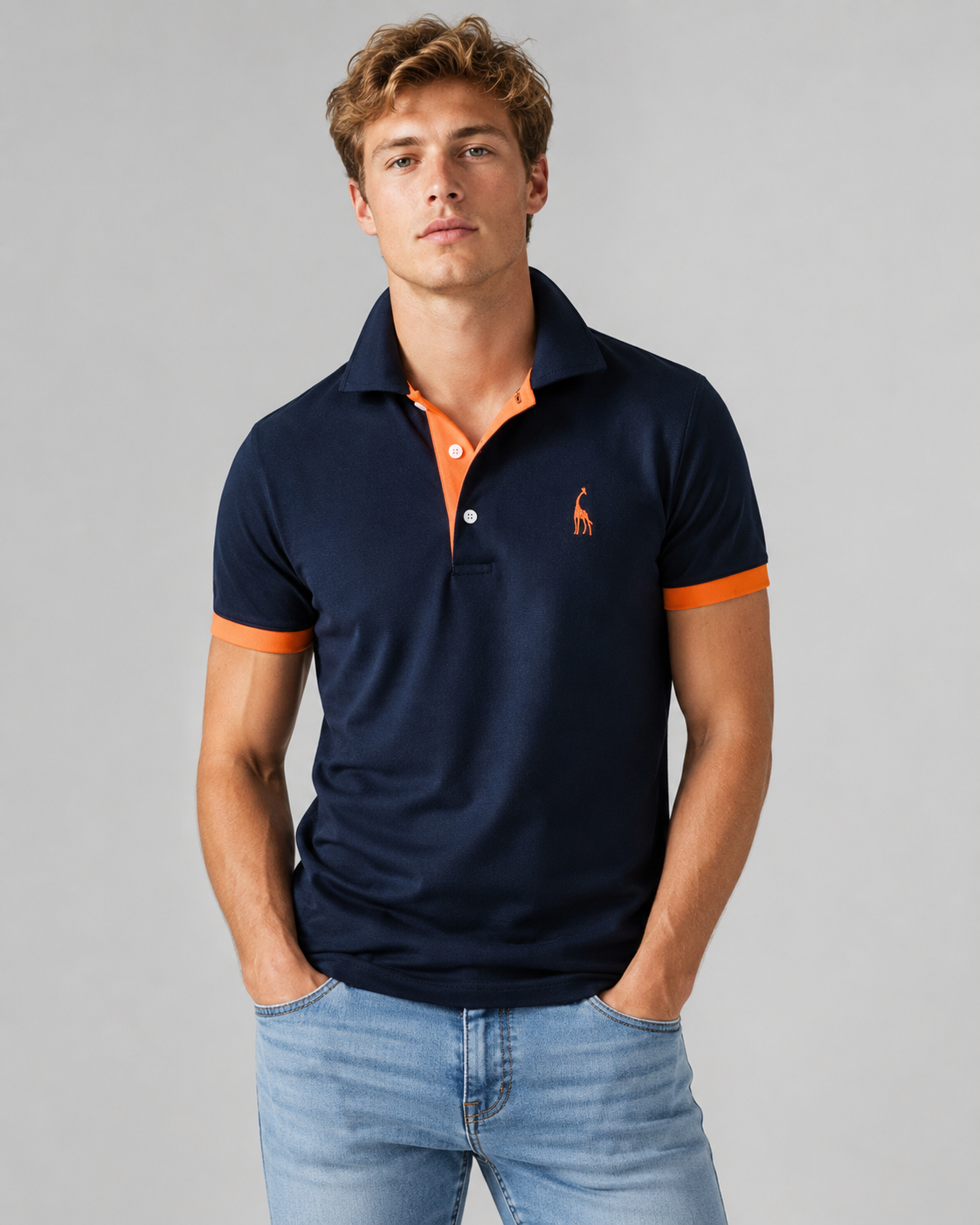Herre polo skjorte, tidløst design, myk og behagelig for alle anledninger.