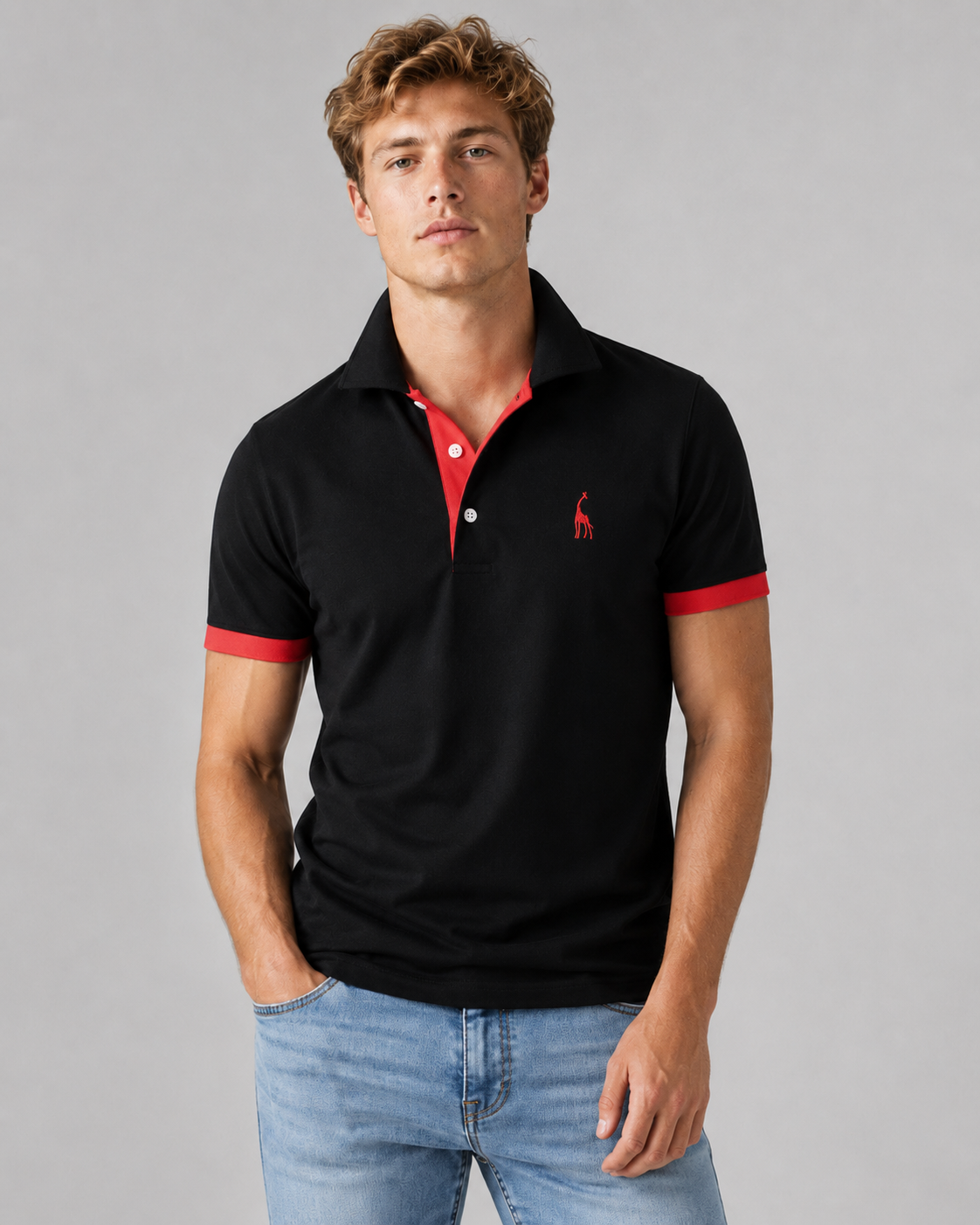 Enkel og elegant herre polo, perfekt fritidsskjorte med god passform.