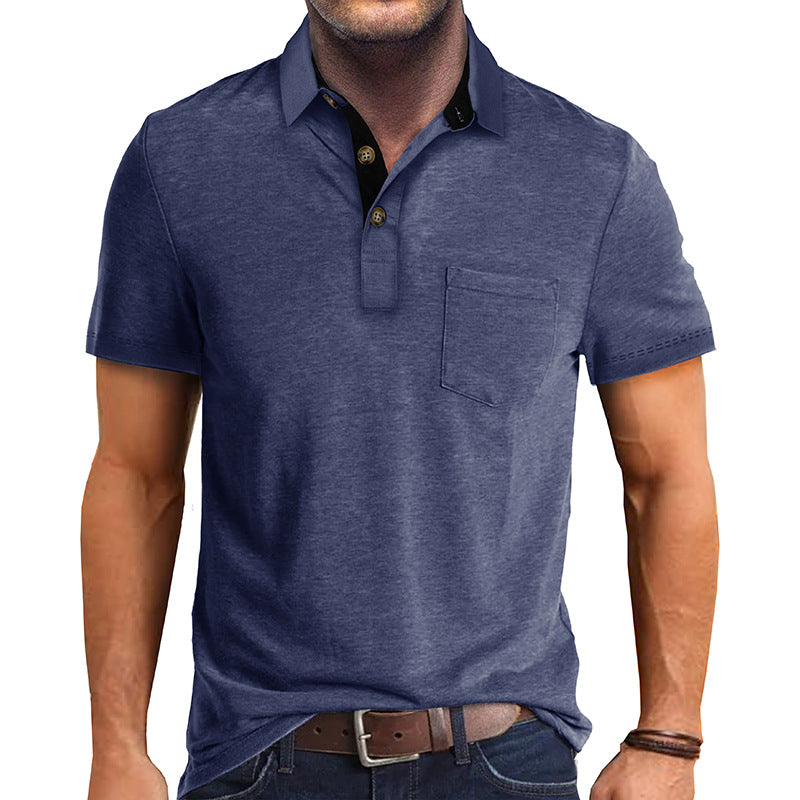 Komfortabel herre poloshirt med polokrage. Klassisk stil som passer til både fritid og kontor.