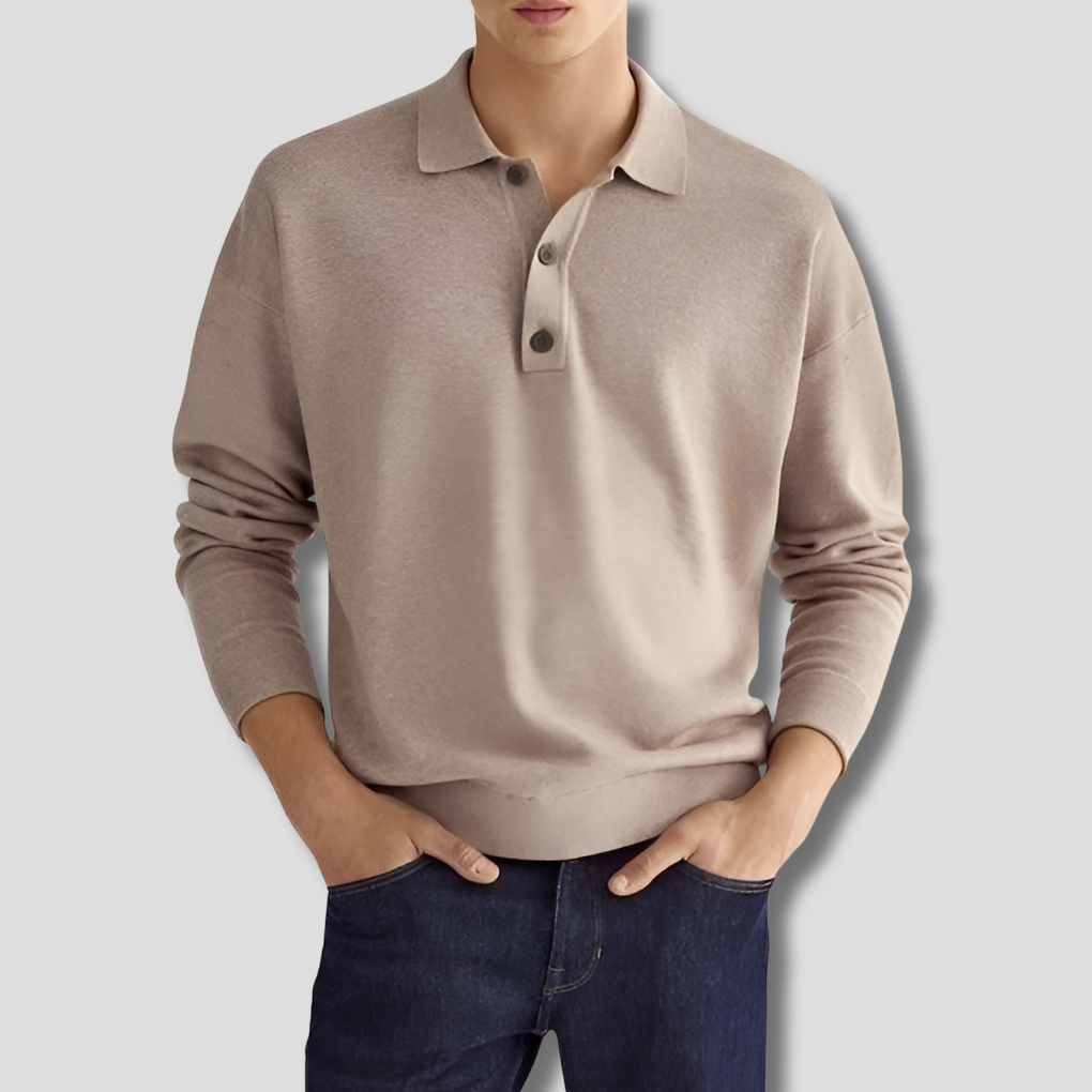 Klassisk herre poloskjorte i myk bomull, perfekt for hverdag og stilren look. Kortarmet design.