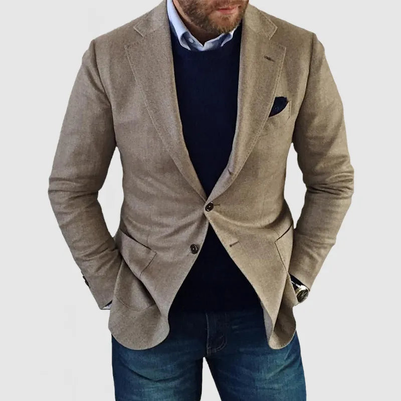 Stilig herreblazer for business og formelle anledninger. Komfortabel og allsidig blazer for menn.