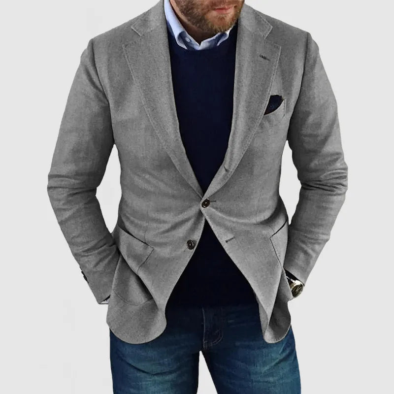 Formell herreblazer for kontor og møter, men også flott for en stilig hverdagslook.