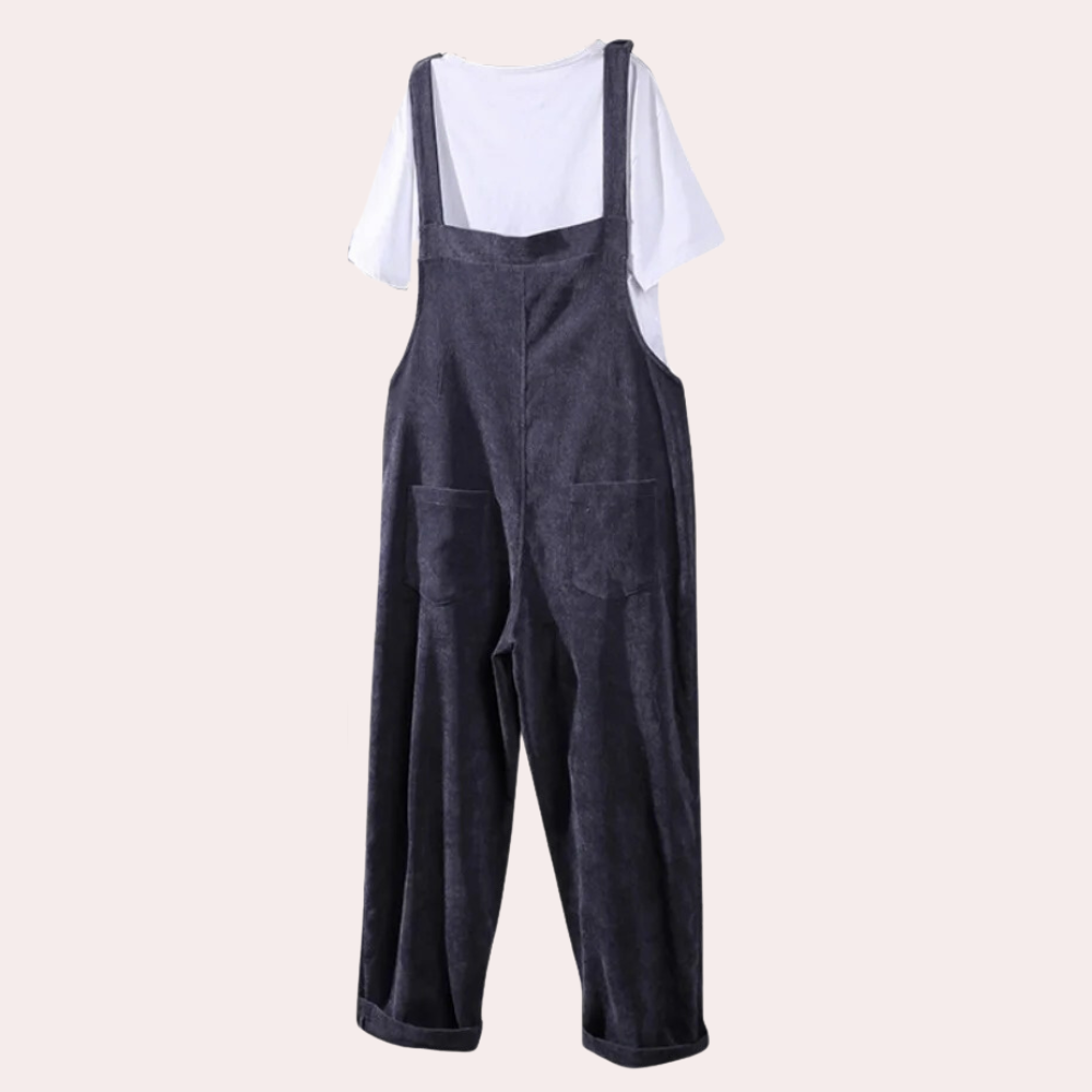 Feminint hverdagsantrekk: Denne damejumpsuiten har løs passform, komfortabel og trendy for alle anledninger.